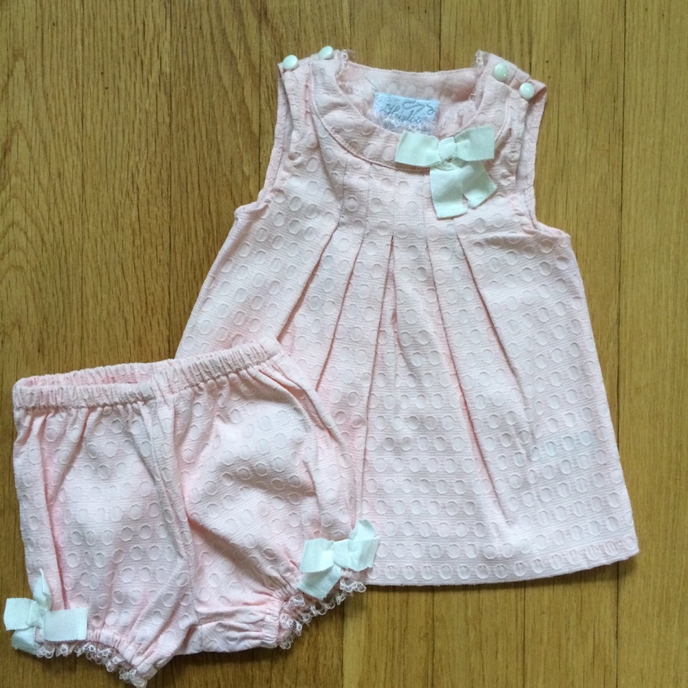 Pretty Soft Pink Dress by Polly Flinders